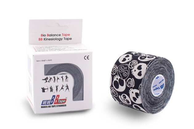 BB tape CRANII negru 5cm x 5m