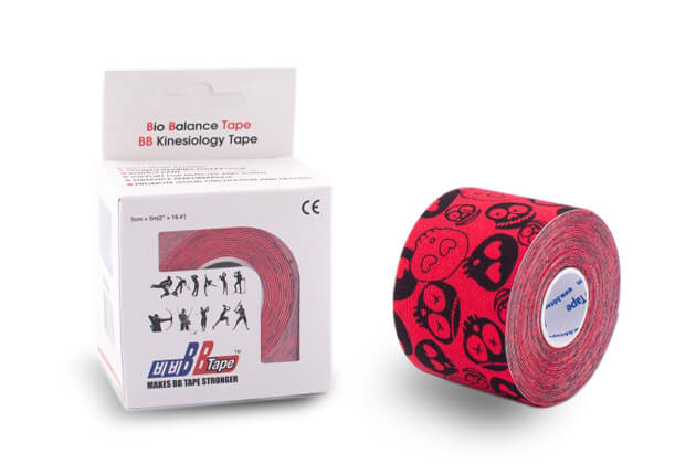 BB tape CRANII rosu 5cm x 5m