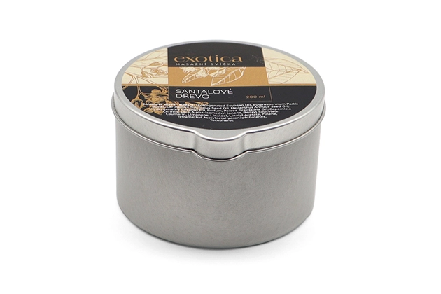 Lumânare de masaj Exotica Lemn de santal 200ml