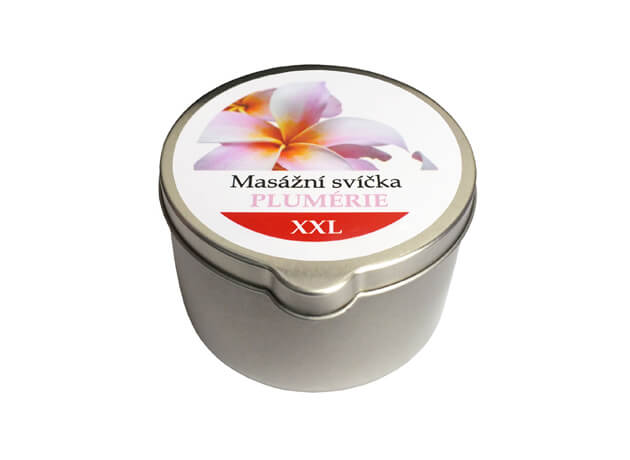 Lumânare pentru masaj, Plumeria 200ml