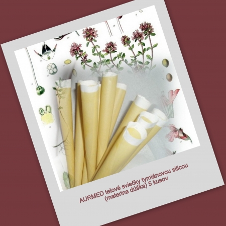 Lumânări corporale cu cimbru 5buc