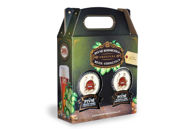 Set de cadouri V. - lapte de bere plus baie de bere 2x500ml