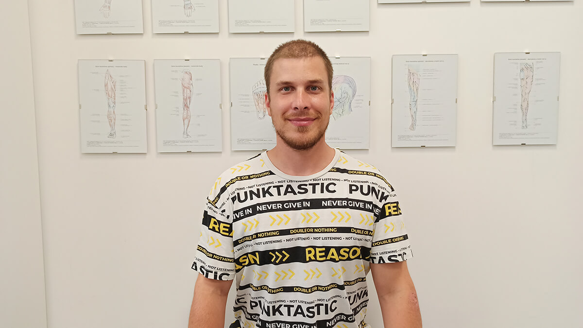 Fizioterapeutul Daniel Danek Fizioterapeutul Daniel Danek